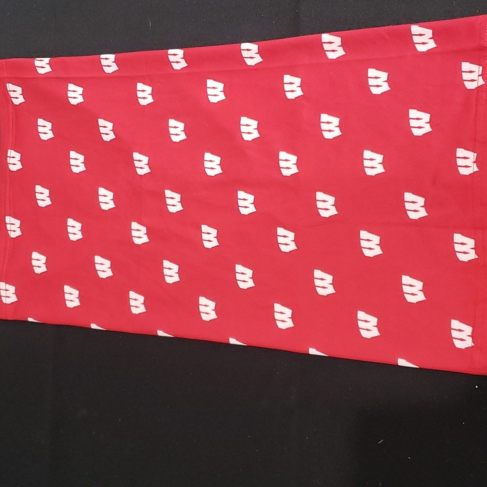 🤯3/$12 University of Wisconsin Badgers Neck Gator Face Mask NWOT